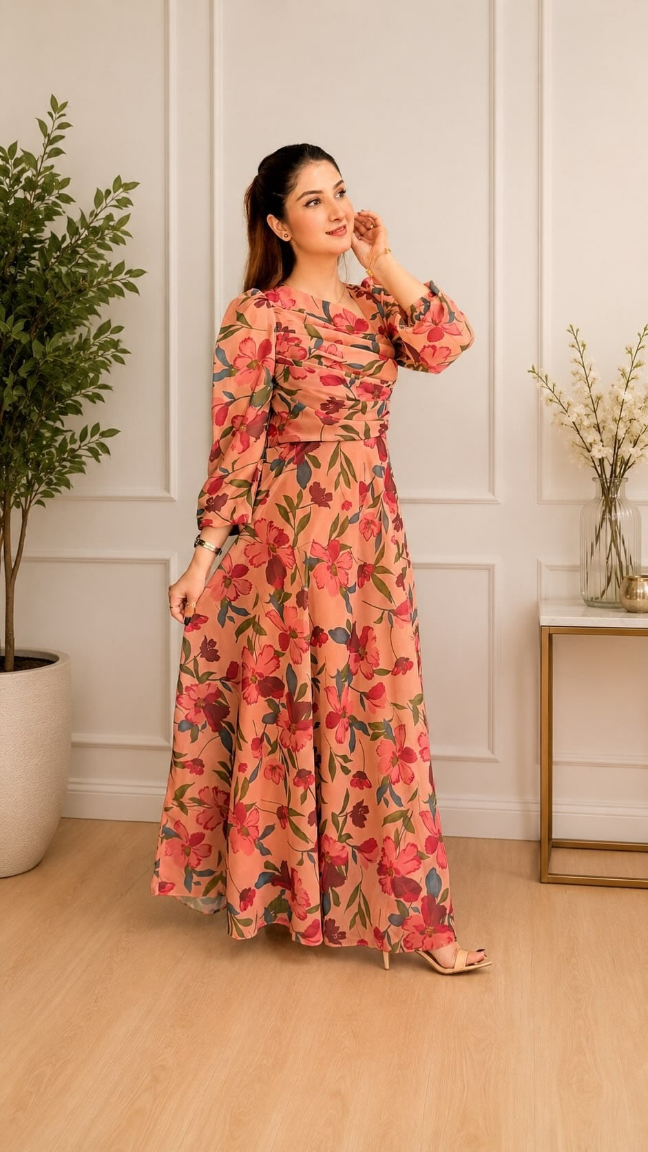 FLIRTY FLORIST DRESS
