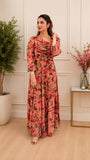 FLIRTY FLORIST DRESS