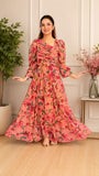 FLIRTY FLORIST DRESS