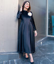 BLACK VELVET DRESS