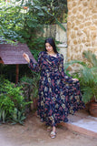 FLIRTY NAVYBLUE FLORAL