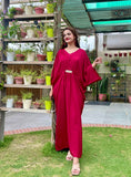 RED BOLD KAFTAN
