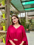 RED BOLD KAFTAN