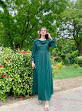 FLOWY GREEN DRESS