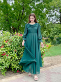 FLOWY GREEN DRESS