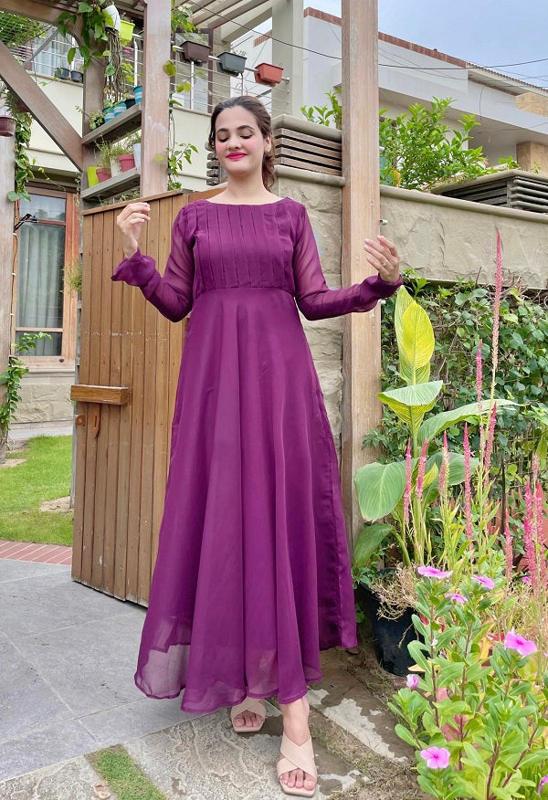 STRAIGHT PLEATED DRESS