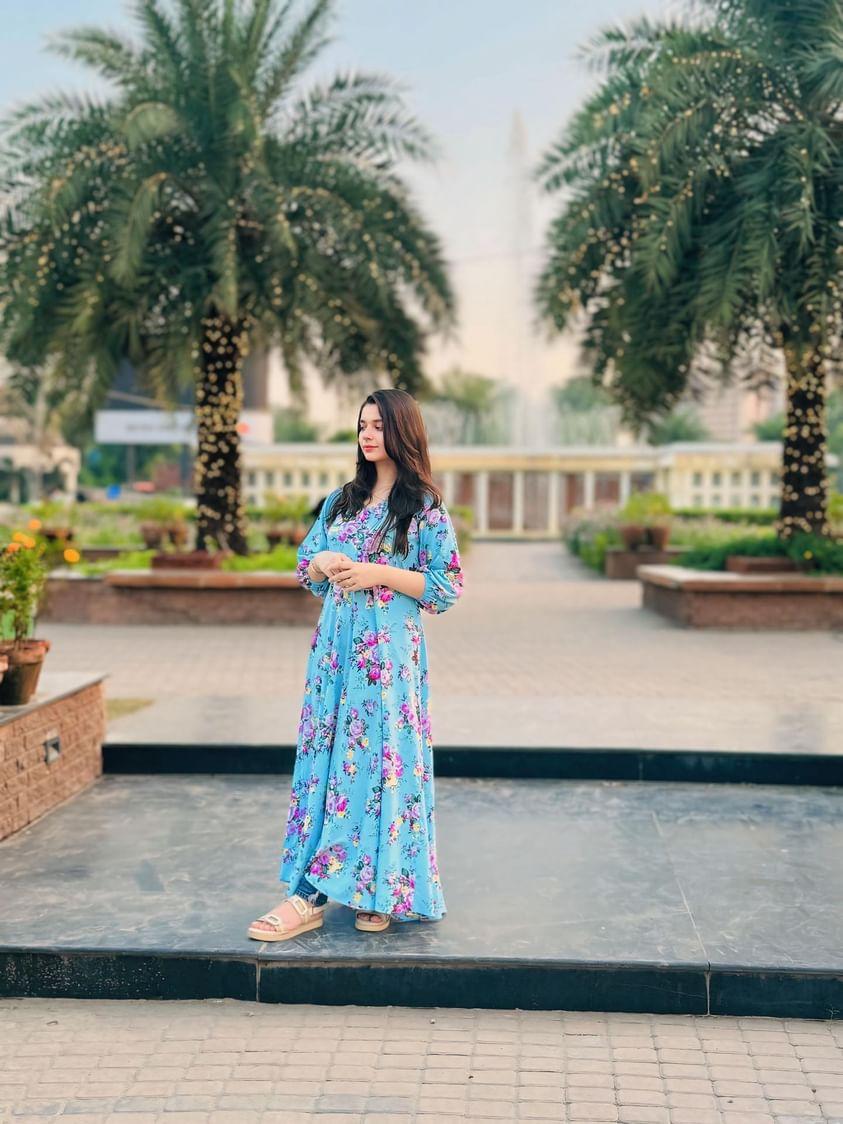 BLUE FLORAL FROCK