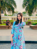 BLUE FLORAL FROCK