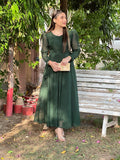 ROUND NECK SIDE KNOT DRESS
