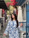 FOREVER FLORAL KAFTAN DRESS