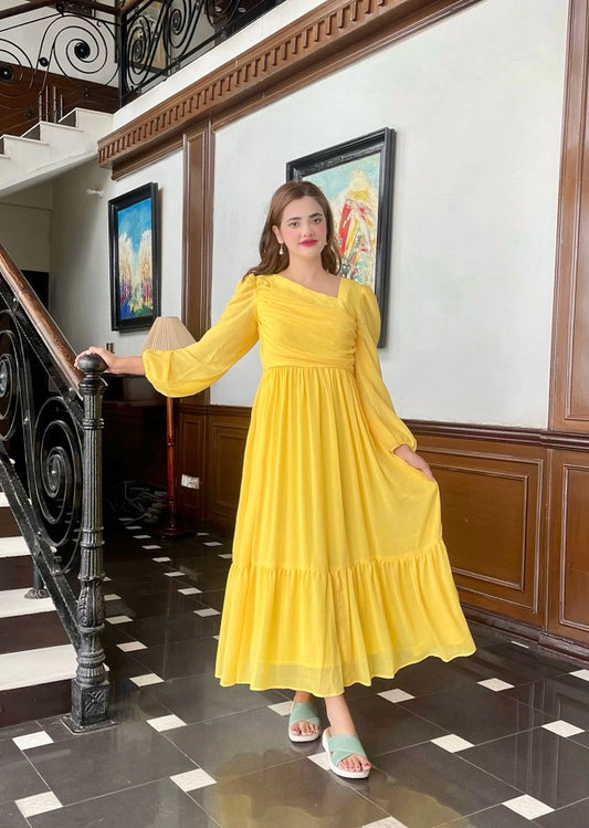 YELLOW FLIRTY FRILL