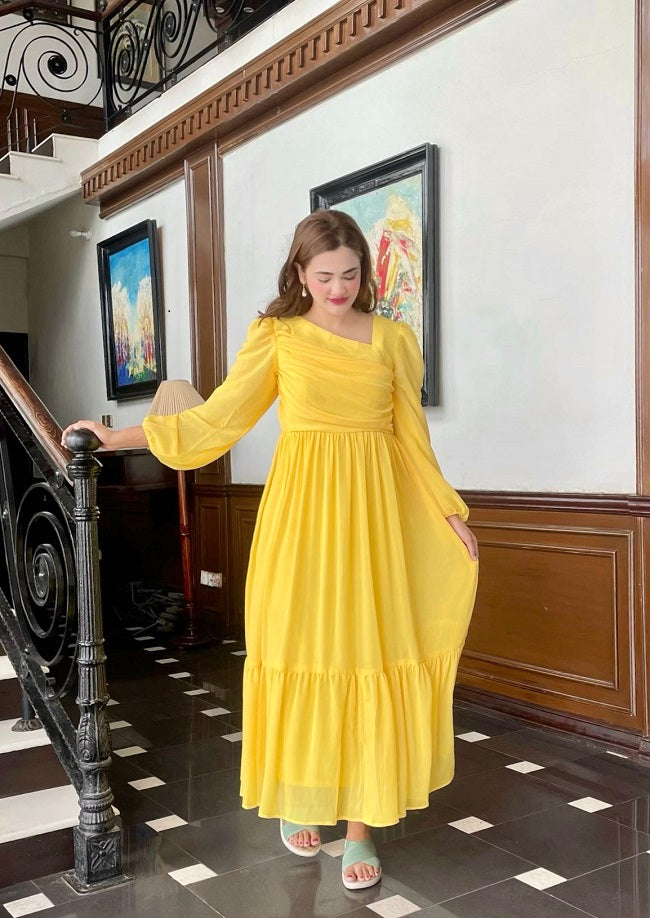 YELLOW FLIRTY FRILL