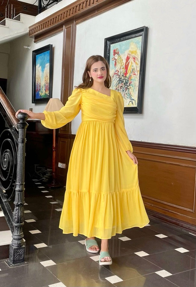 YELLOW FLIRTY FRILL