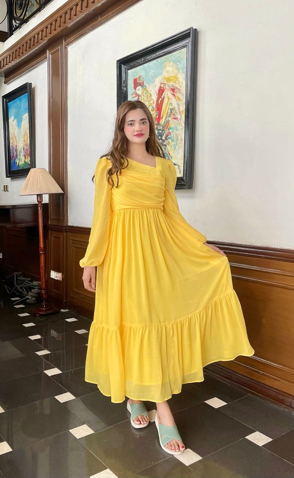 YELLOW FLIRTY FRILL