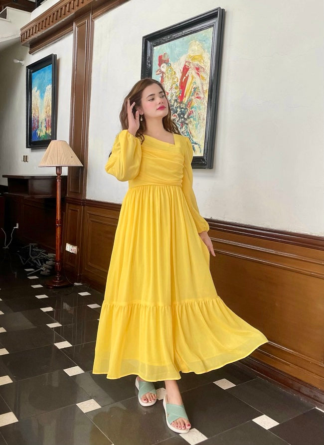 YELLOW FLIRTY FRILL