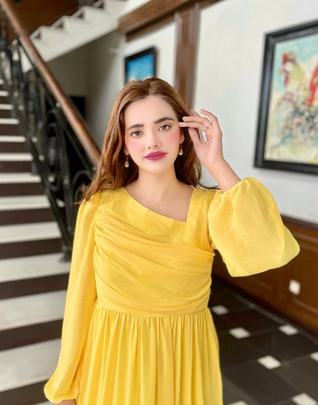 YELLOW FLIRTY FRILL