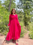 RED FLIRTY FRILL