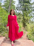 RED FLIRTY FRILL