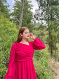 RED FLIRTY FRILL