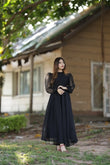 BLACK KNOT DRESS