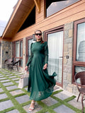 GREEN KNOT DRESS