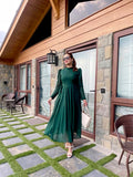 GREEN KNOT DRESS