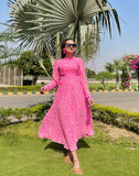 SHOCKING KNOT DRESS