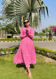 SHOCKING KNOT DRESS