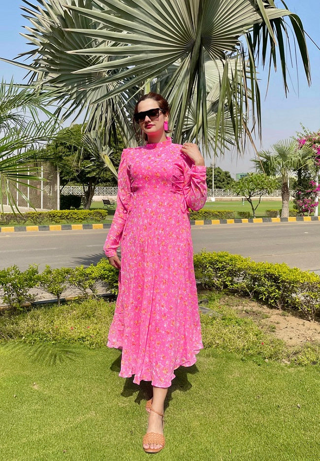 SHOCKING KNOT DRESS