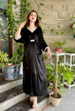 BLACK VELVET KAFTAN