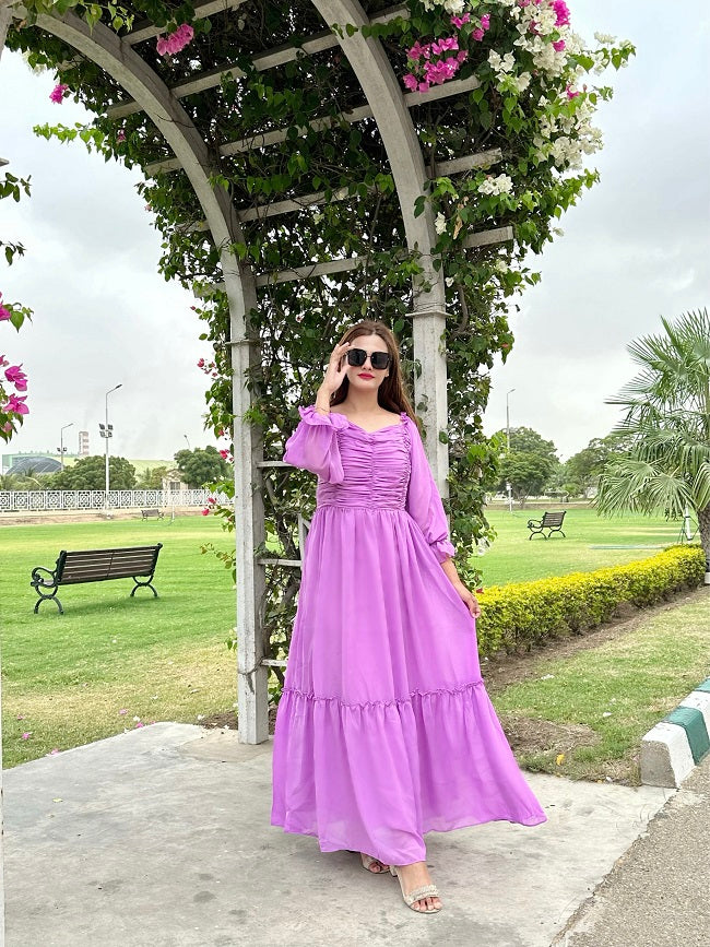 EMPRESSIVE LILAC DRESS