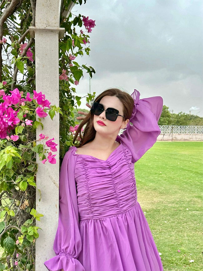 EMPRESSIVE LILAC DRESS
