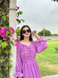 EMPRESSIVE LILAC DRESS
