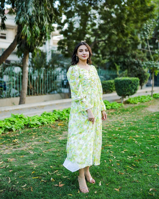 BUTTON DOWN SUNRISE DRESS