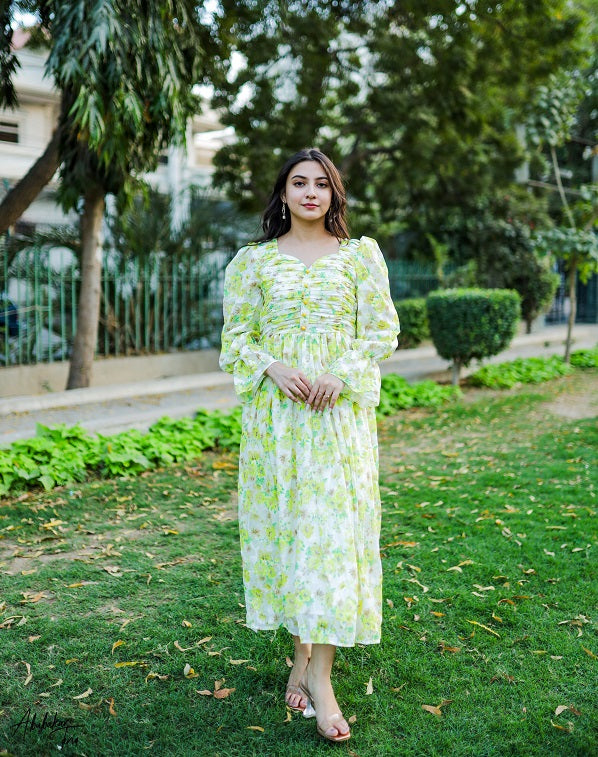 BUTTON DOWN SUNRISE DRESS