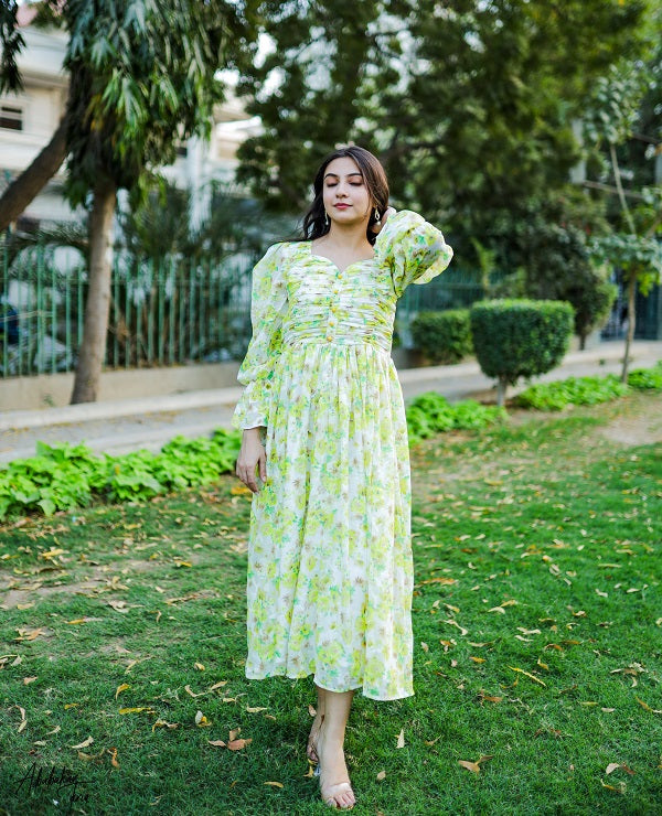 BUTTON DOWN SUNRISE DRESS