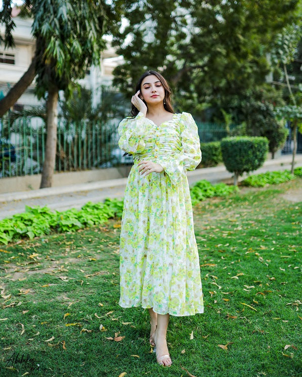 BUTTON DOWN SUNRISE DRESS