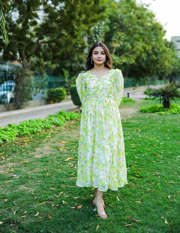 BUTTON DOWN SUNRISE DRESS