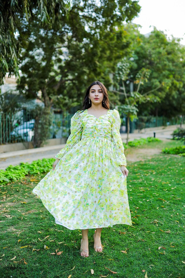 BUTTON DOWN SUNRISE DRESS