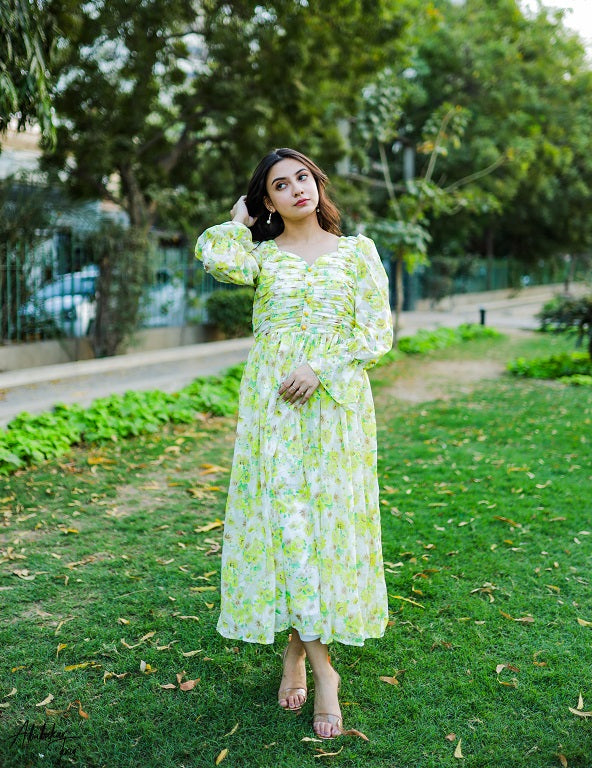 BUTTON DOWN SUNRISE DRESS