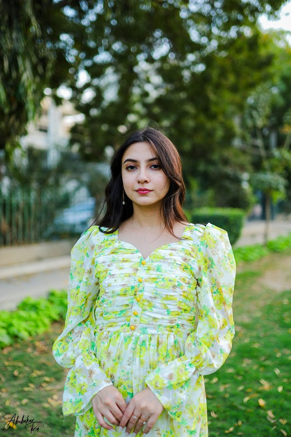 BUTTON DOWN SUNRISE DRESS