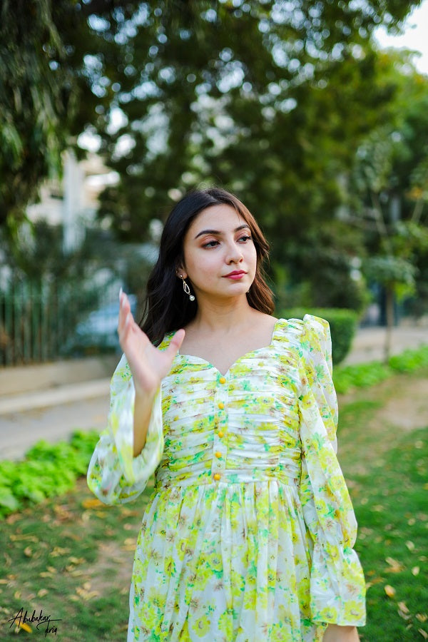 BUTTON DOWN SUNRISE DRESS
