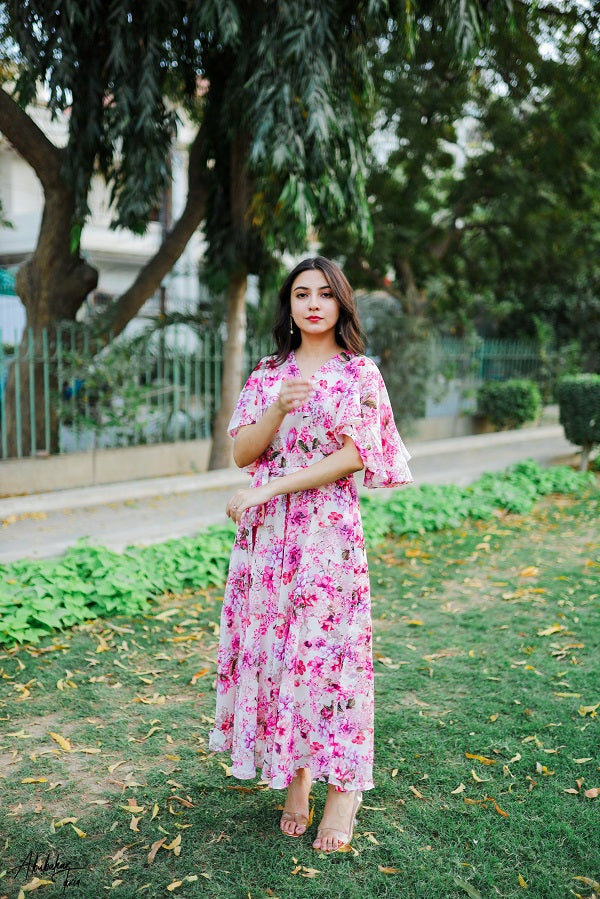 FLUTTER BOLD DRESS