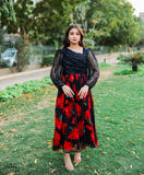 BLACK ROSE DRESS
