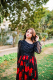 BLACK ROSE DRESS