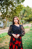 BLACK ROSE DRESS