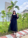 POLKA DOTS SQUARISH FROCK