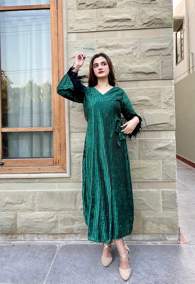 GREEN LINE VELVET