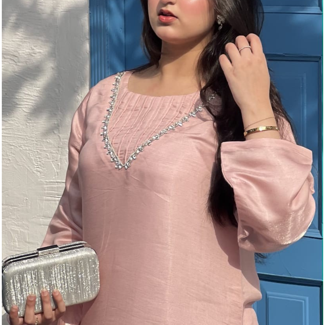 PRETTY ADIRE STRAIGHT KAFTAN DRESS