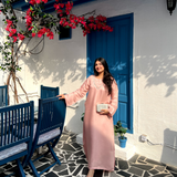 PRETTY ADIRE STRAIGHT KAFTAN DRESS
